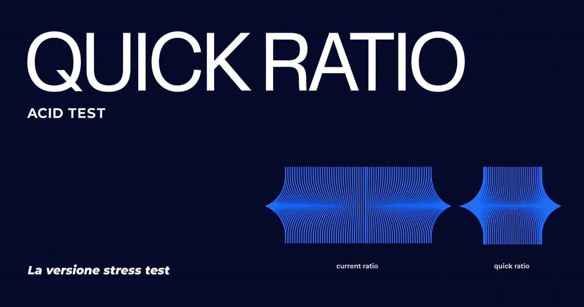 Quick Ratio vs Current Ratio: qual è la differenza e quale guardare